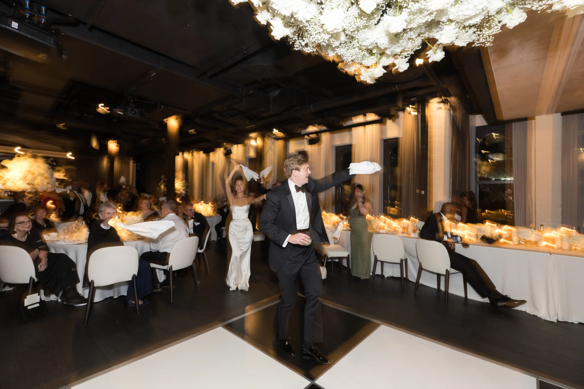 Chicago wedding photography, bride and groom at The Dalcy wedding reception