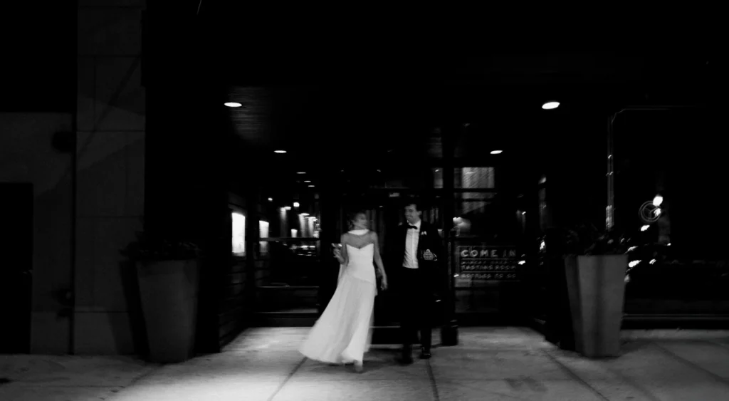 Wedding photography cost in Chicago, bride and groom at Chicago Winery wedding reception